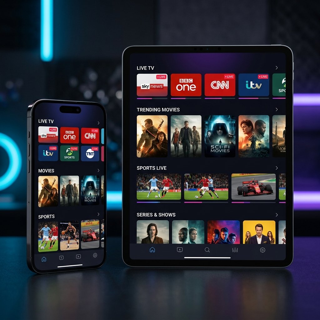 Streaming MegaTV em múltiplos dispositivos